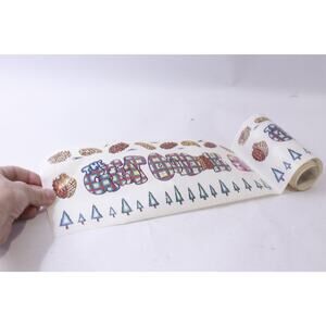 The Great Outdoors, Sticker Roll, Forest Theme, Wood Motif, Party, Holiday Decor